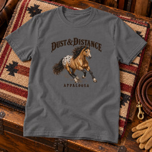 Dust & Distance Appaloosa Horse T-Shirt