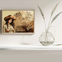 Dust Dream Vintage Western Girl’s Self Love Quote