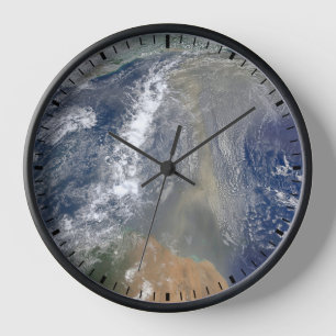 Dust Heading Toward South America Clock