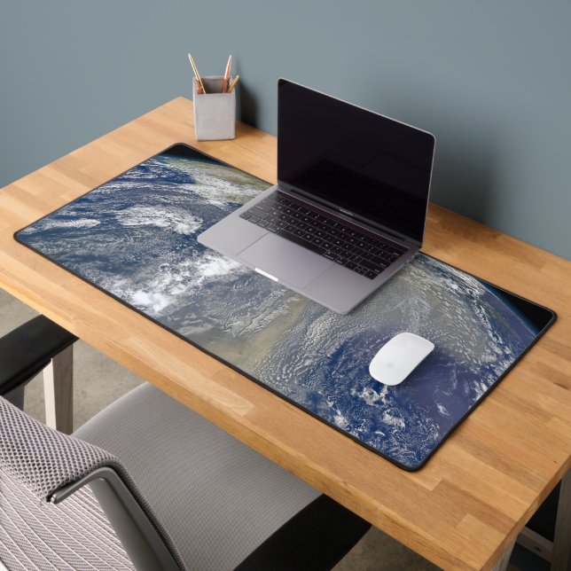 Dust Heading Towards South America Desk Mat (Office 2)