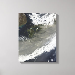 Dust over Japan Canvas Print