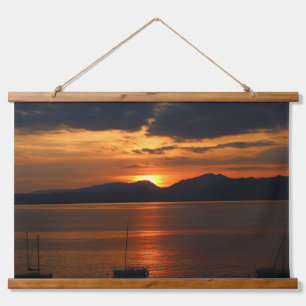 Dust over Lake Garda   Hanging Tapestry