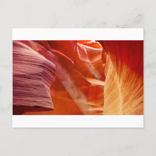 dust particles in the ray of light postcard