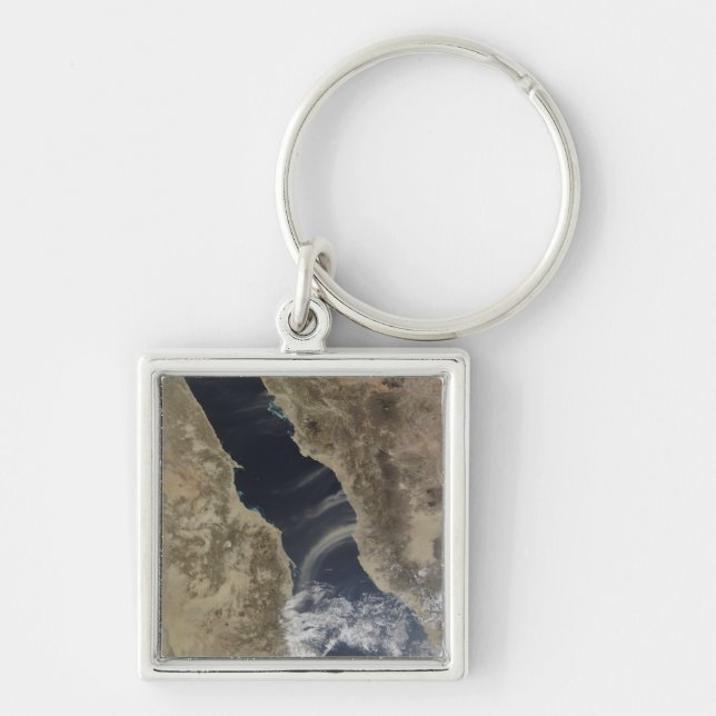 Dust plumes blow off the coast of Saudi Arabia Key Ring (Front)