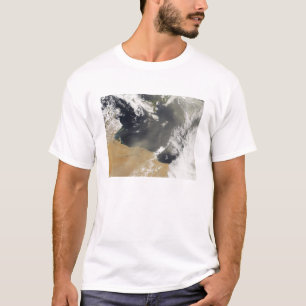 Dust plumes blowing off the north African coast T-Shirt