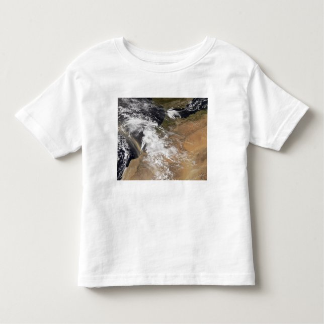 Dust plumes off the Moroccan coast Toddler T-Shirt (Front)
