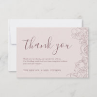 Dust Rose Mauve Floral Wedding