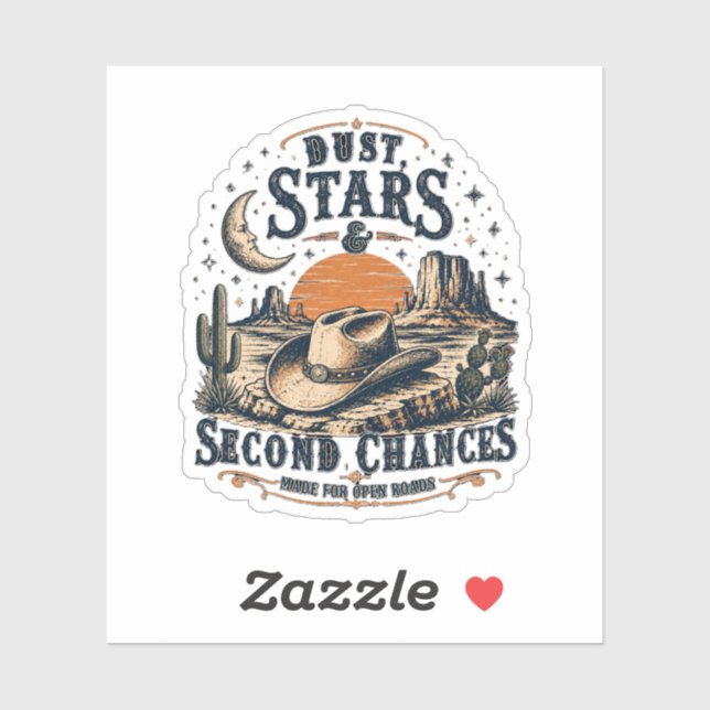 Dust Stars Second Chances Western Design (Sheet)