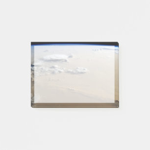 Dust Storm Across The Sand Seas Of Sahara Desert. Post-it Notes