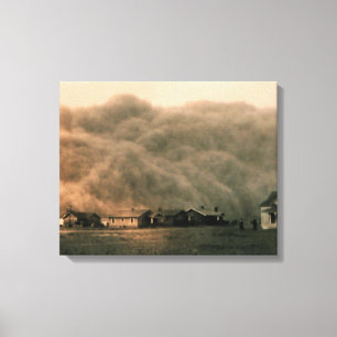 Dust Storm Canvas Print