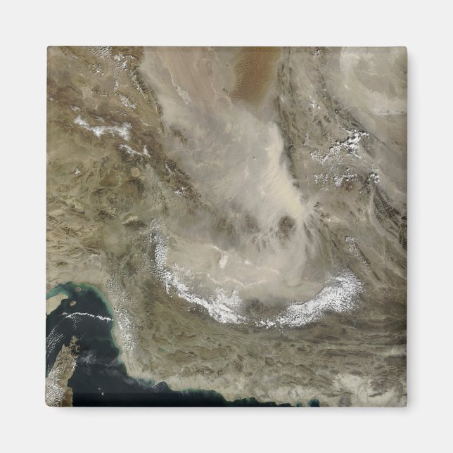 Dust storm in Iran Magnet (Front)