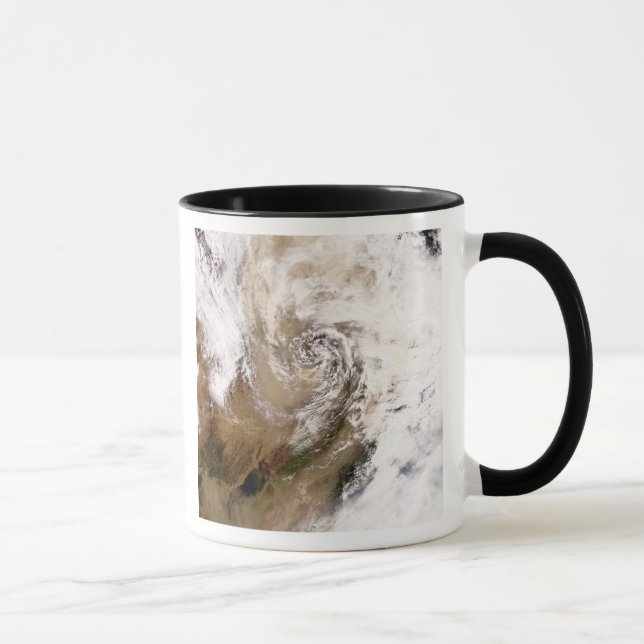 Dust storm in northern China Mug (Right)