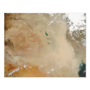 Dust storm in the Middle East Photo Print
