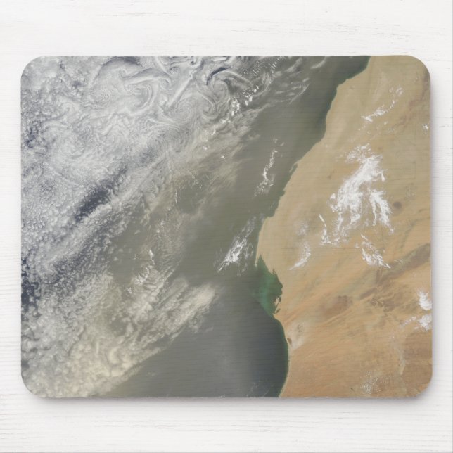 Dust storm off West Africa Mouse Pad (Front)