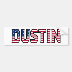 Dustin Name Vorname USA Aufkleber Sticker Auto