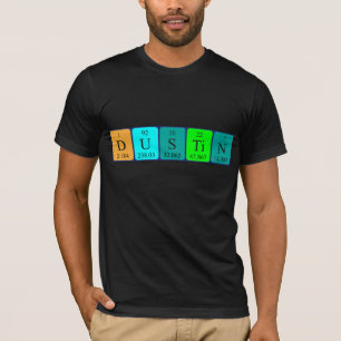Dustin periodic table name shirt