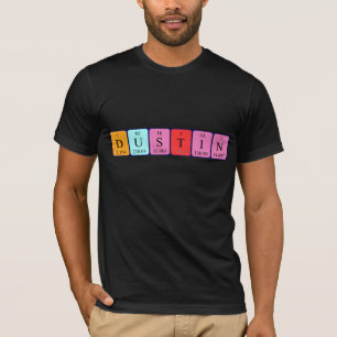 Dustin periodic table name shirt