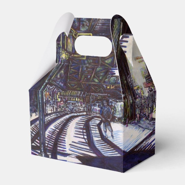 Dusting the Piano Favour Box (Front Side)