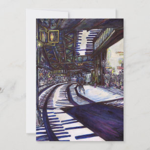 Dusting the Piano Holiday Card