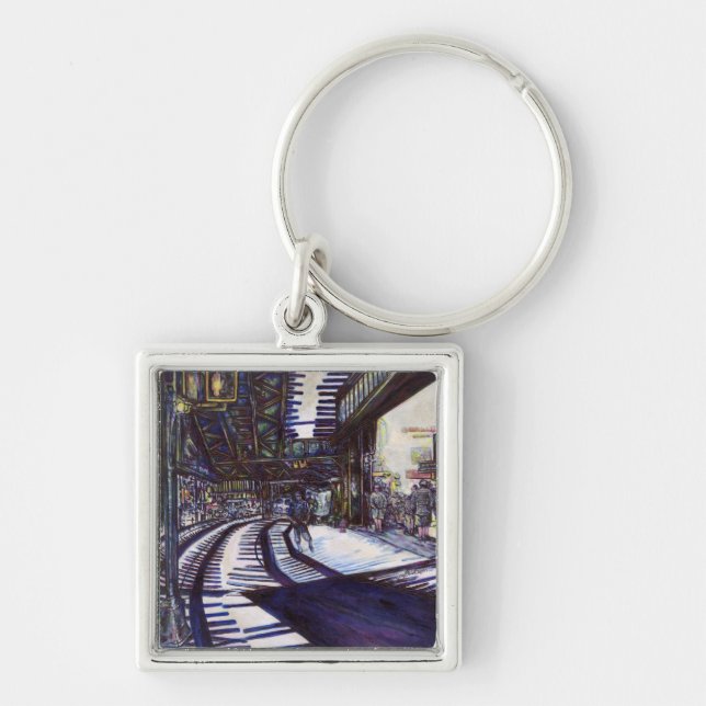Dusting the Piano Key Ring (Front)