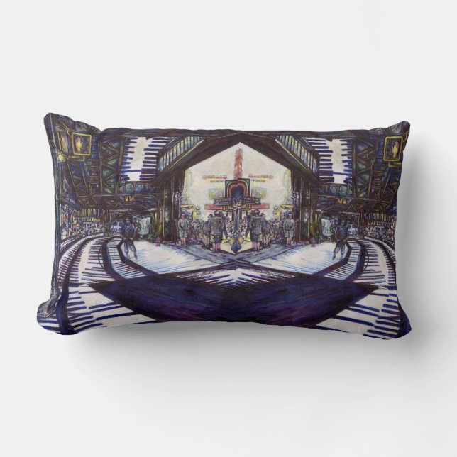 Dusting the Piano Lumbar Cushion (Front)