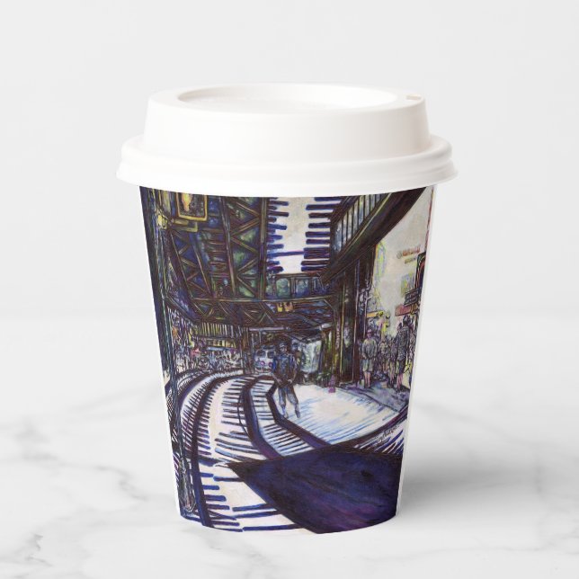 Dusting the Piano Paper Cups (Front)
