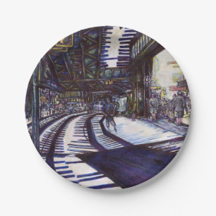 Dusting the Piano Paper Plate