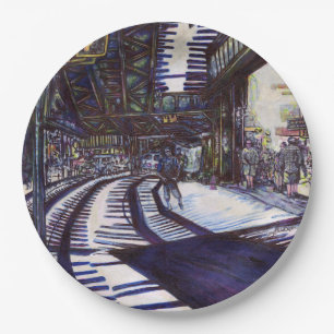 Dusting the Piano Paper Plate