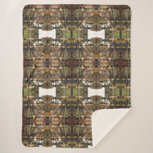 Dusting the Piano Sherpa Blanket