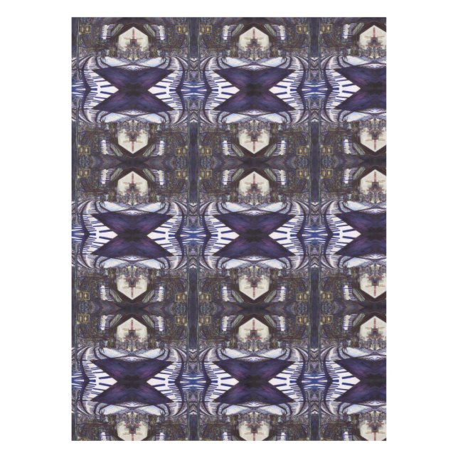 Dusting the Piano Tablecloth (Front)