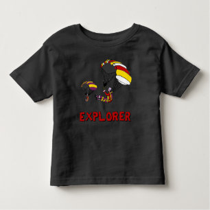 Dustin's "Explorer" Hoodie Toddler T-Shirt
