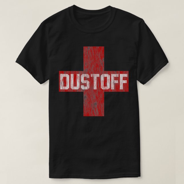 DUSTOFF CROSS FADED  T-Shirt (Design Front)