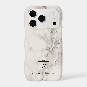 Dusty black and white marble glitter personalized