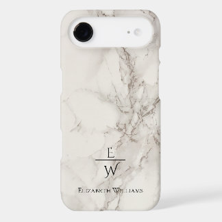Dusty black and white marble glitter personalized 