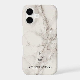 Dusty black and white marble glitter personalized 