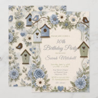 Dusty Blue and Sage Green Birthday Party