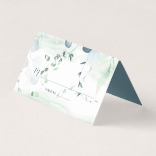Dusty Blue and Sage Green Eucalyptus Botanical
