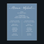 Dusty Blue and White elegant Simple bridal party  Flyer<br><div class="desc">Celebrate Your Beloved Bridal Party with our Custom Minimal Dusty Blue White Simple Bridal Party Card: A Chic and Timeless Tribute to Your Treasured Companions. Introducing our exquisite Custom Minimalist Dusty Blue White Simple Bridal Party Card – a fusion of elegance and simplicity that pays homage to the cherished individuals...</div>