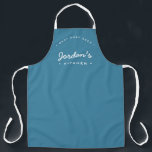 Dusty blue Best Chef ever Custom Your Kitchen  Apron<br><div class="desc">Get ready to bake up a storm with our White type Best Chef ever Custom Your Kitchen Dusty blue Apron. This personalised apron is the perfect accessory for the sweet baker in your life. Customise it with your own name to make it truly unique. The apron comes in a contemporary...</div>