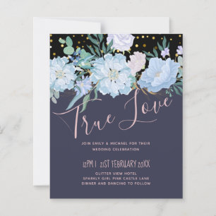 Dusty Blue Blush Pink Floral Wedding Budget