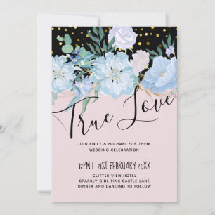Dusty Blue Blush Pink Floral Wedding Budget