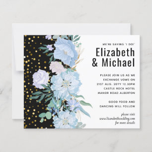 Dusty Blue Blush Pink Floral Wedding Budget