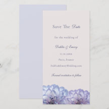 Dusty Blue Blush Pink Floral Wedding