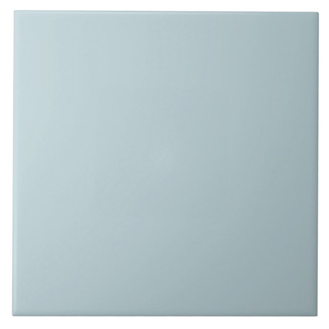 Dusty blue chic trendy minimalist tile (Front)
