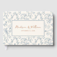 Dusty Blue Chinoiserie Pattern Wedding