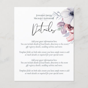 Dusty Blue Coral Floral Wedding Details Budget