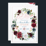 Dusty Blue Coral Watercolor Flowers Bat Mitzvah In Invitation<br><div class="desc">PixDezines Bat Mitzvah delicate bloom floral watercolor,  dusty blue and coral Peonies,  blush roses and and dusty blue Eucalyptus.  Accented with blush pink Star of David.  DIY for any event.  Our dynamic design allows you to edit all elements.  

Copyright © 2020 PixDezines™.   All rights reserved.</div>