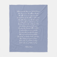 Dusty Blue Custom Poem Song Lyric Quote