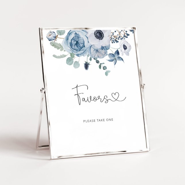 Dusty blue eucalyptus favors poster (Creator Uploaded)
