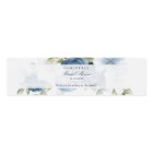 Dusty Blue Floral Watercolor Script Bridal Shower